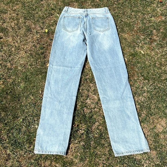 Lioness oversized split hem jeans - size XS - Picture 4 of 6